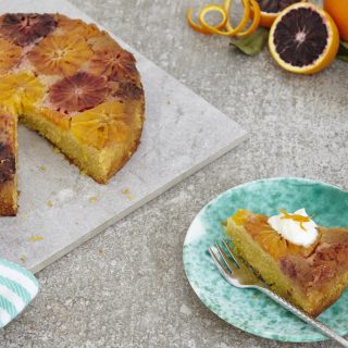 Blood Orange Polenta Cake