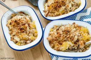 Cheesy Baked Speltotto (Spelt Risotto)