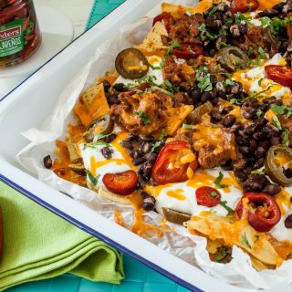 Spicy Black Bean Nachos
