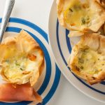 Mini Salmon Filo Quiches
