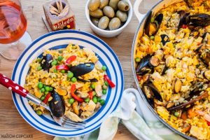 20 Minute Paella Quick Recipe with Frozen Ingredients